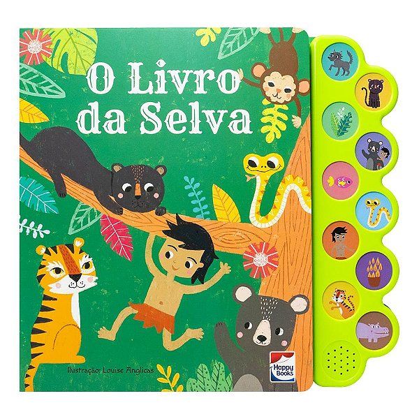 Livro Encantos Sonoros: Livro da Selva