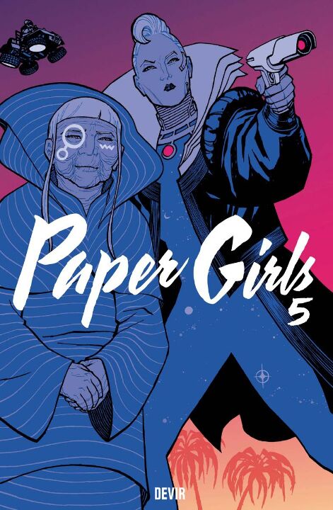 Livro Paper Girls volume 5 - reimpressão