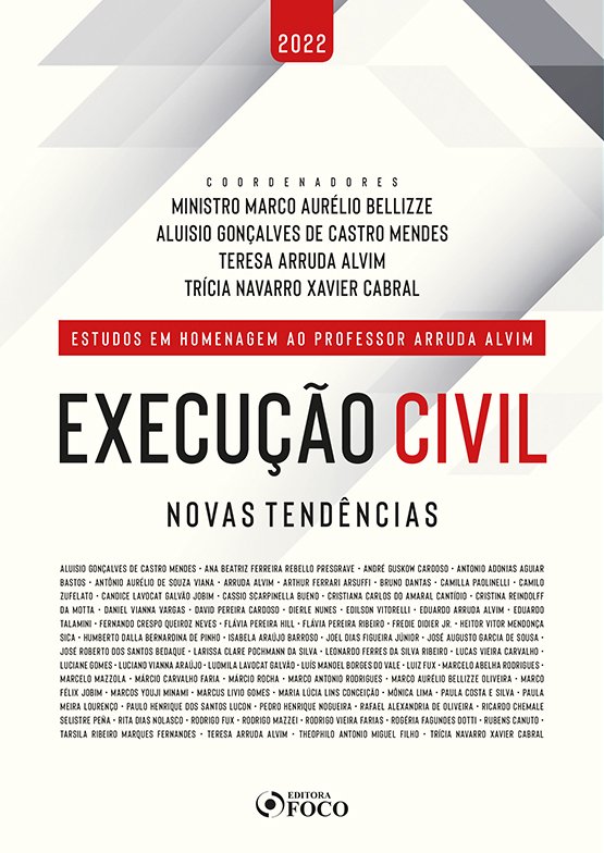 Livro Execução civil - Novas tendências