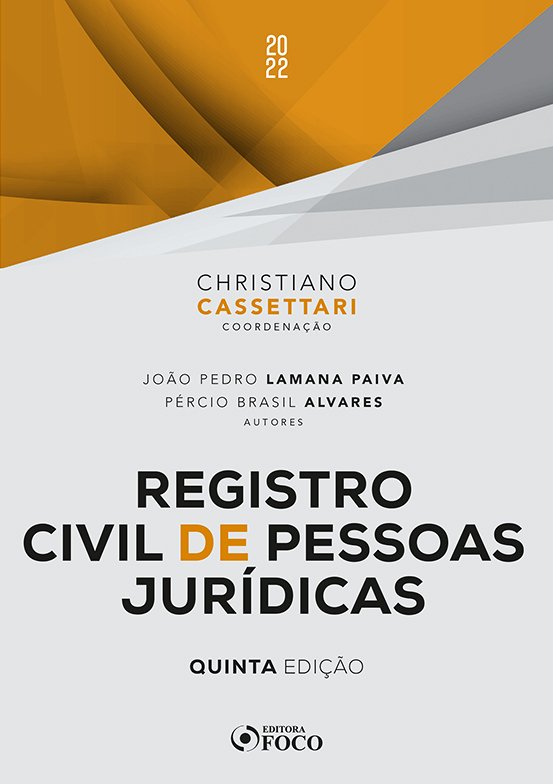 Livro Registro civil de pessoas jurídicas