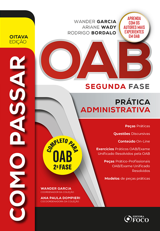 Livro Como passar na OAB 2ª Fase - Prática administrativa