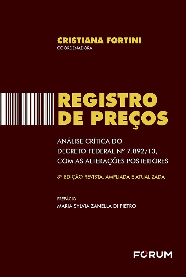 Livro Registro de preços: Análise crítica do Decreto Fede...