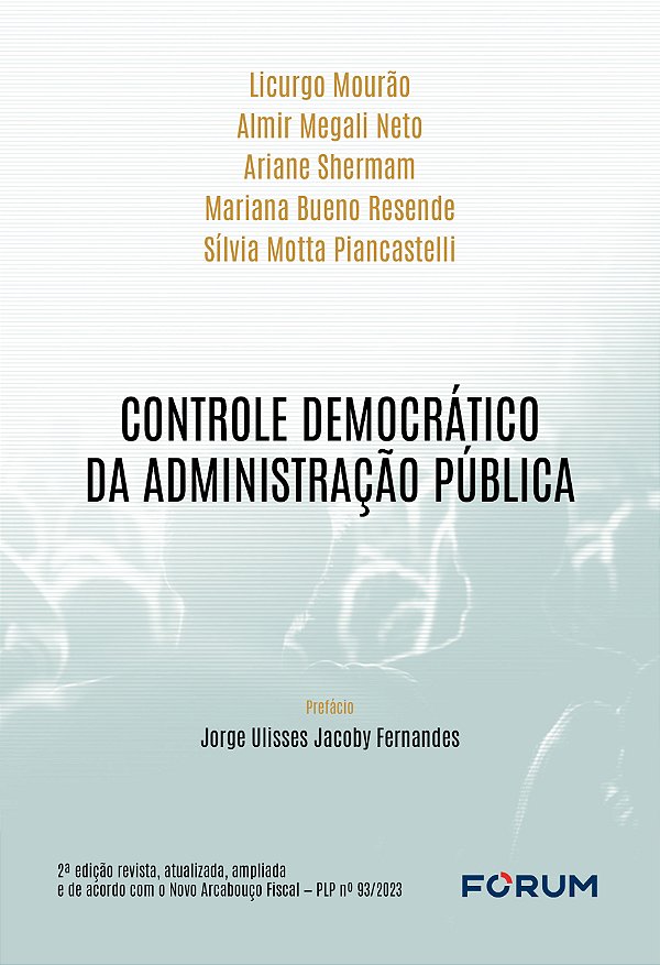 Livro Controle Democrático da Administração Pública