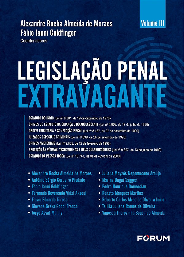 Livro Legislação penal extravagante: volume iii