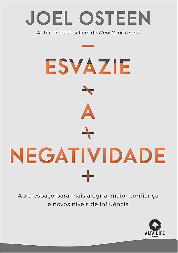 Livro Esvazie a negatividade: abra espaço para mais alegr...