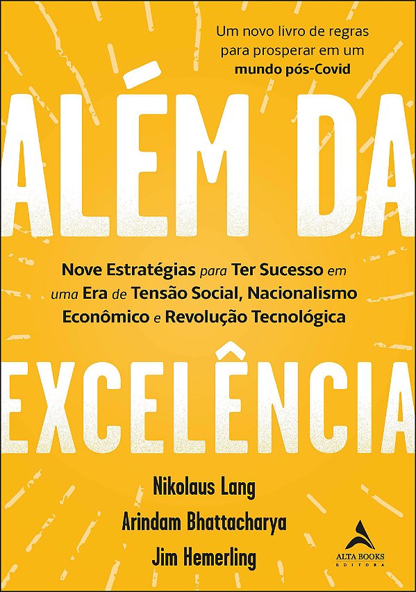 Livro Além da excelência: nove estratégias para ter suces...