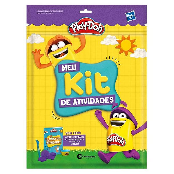 Livro Meu Kit De Atividades Play-Doh Roxo