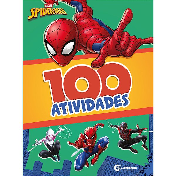 Livro 100 Atividades Homem-Aranha