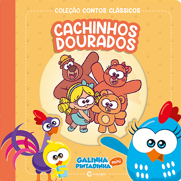 Livro Contos Clássicos Galinha Pintadinha Mini - Cachinhos Dour...