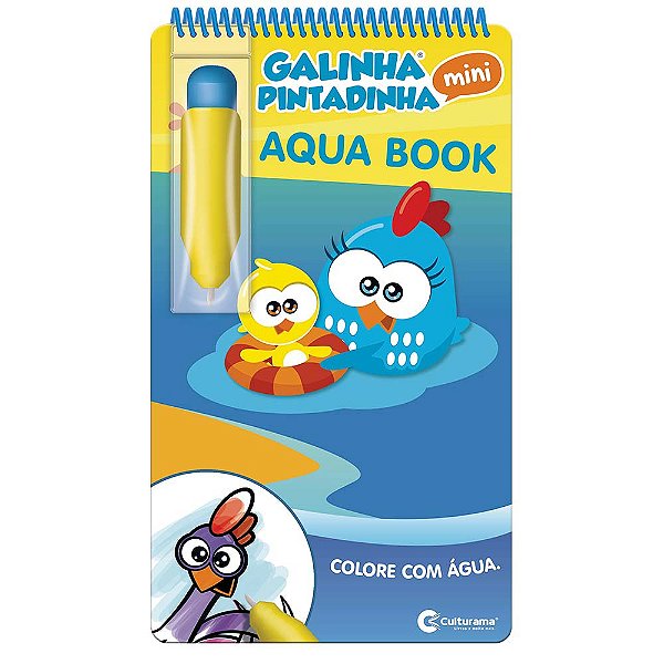 Livro AQUA BOOK GALINHA PINTADINHA
