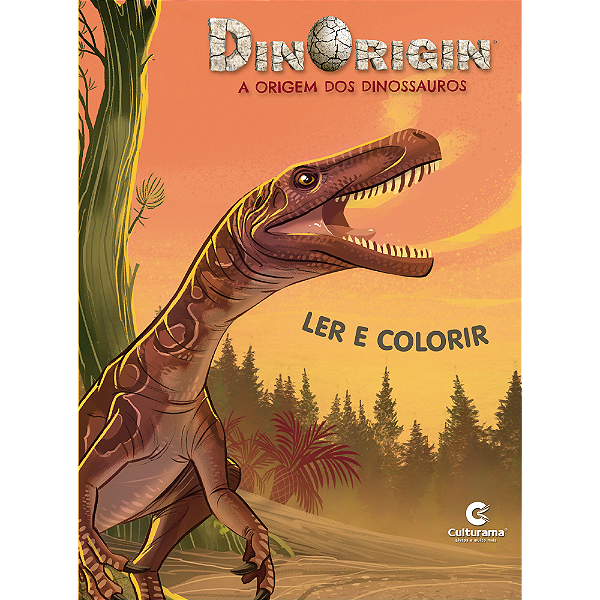 Livro Ler E Colorir - Dinorigin