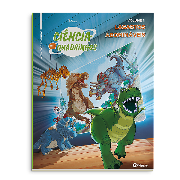 Livro Ciência Em Quadrinhos - A Era Dos Dinossauros - Vol...