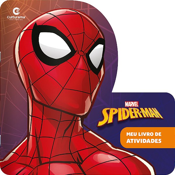 Livro Meu Livro De Atividades Recortado - Homem-Aranha