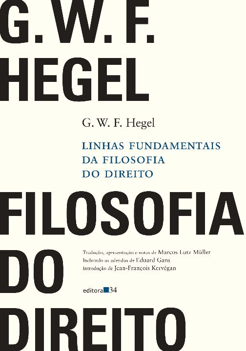 Livro Linhas fundamentais da filosofia do direito
