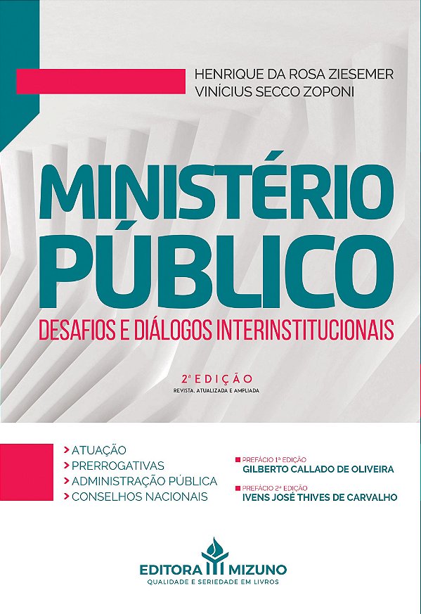 Livro Ministério público: desafios e diálogos interinstit...