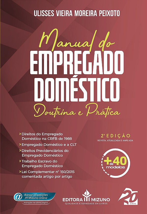 Livro Manual do empregado doméstico