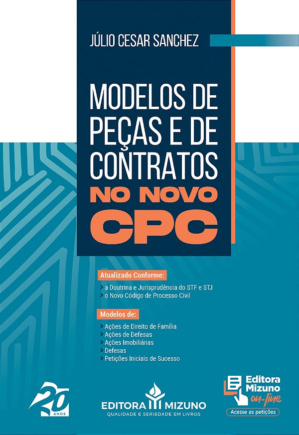 Livro Modelos de peças e de contratos no novo CPC