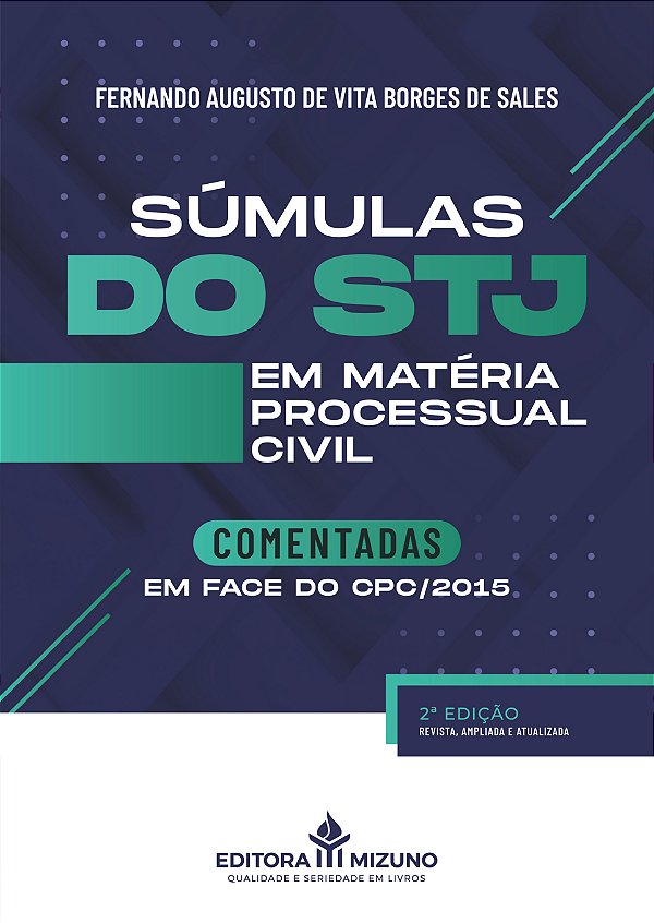 Livro Súmulas do STJ em matéria processual civil