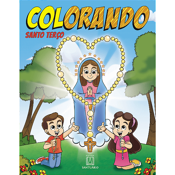 Livro Colorando Santo Terço