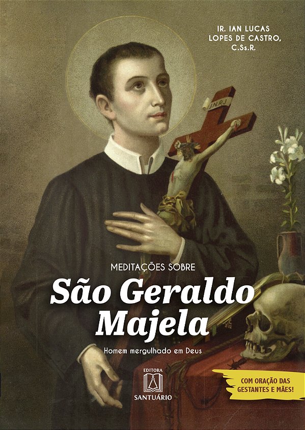 Livro Meditações sobre São Geraldo Majela: Homem mergulha...