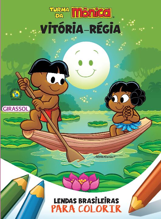 Livro Turma da Mônica - Lendas Brasileiras para Colorir -...