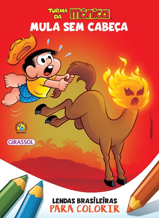Livro Turma da Mônica - Lendas Brasileiras para Colorir -...
