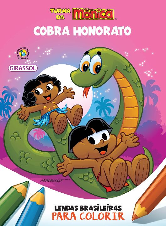 Livro Turma da Mônica - Lendas Brasileiras para Colorir -...
