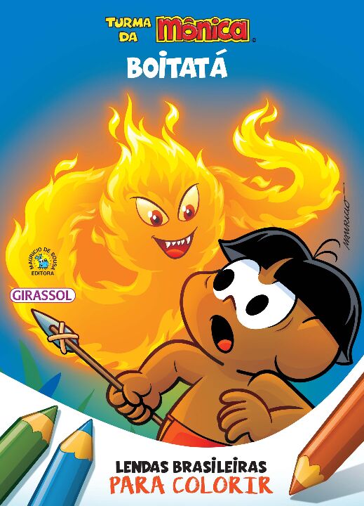 Livro Turma da Mônica - Lendas Brasileiras para Colorir -...