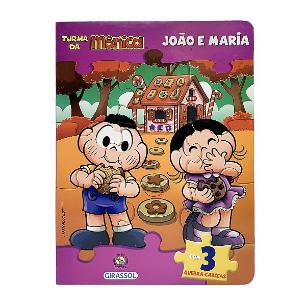 Livro Turma da Mônica Livro Quebra-Cabeça - João e Maria:...