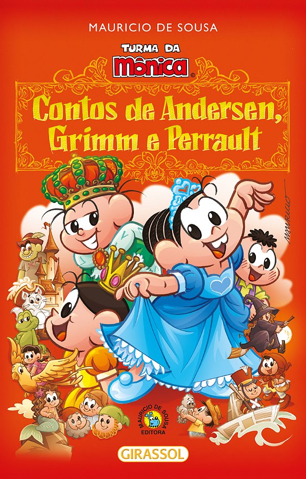 Livro Turma da Mônica - Contos de Andersen, Grimm e Perra...