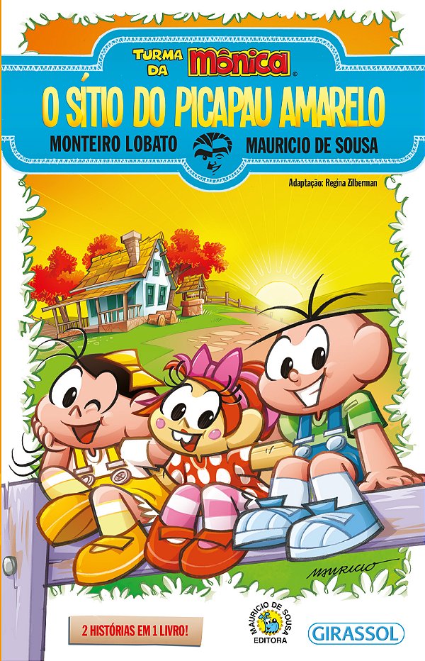 Livro Turma da Mônica e Monteiro Lobato - Vira-virou: MIN...