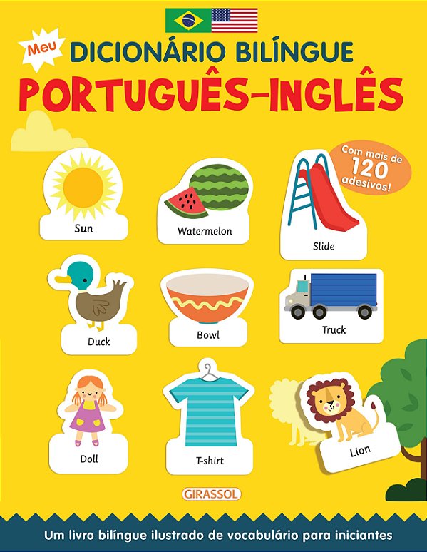 Livro MEU DICIONÁRIO BILÍNGUE PORTUGUÊS-INGLÊS