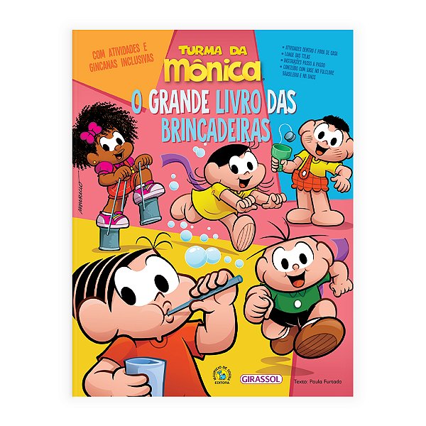 Livro Turma da Mônica - O grande livro das brincadeiras