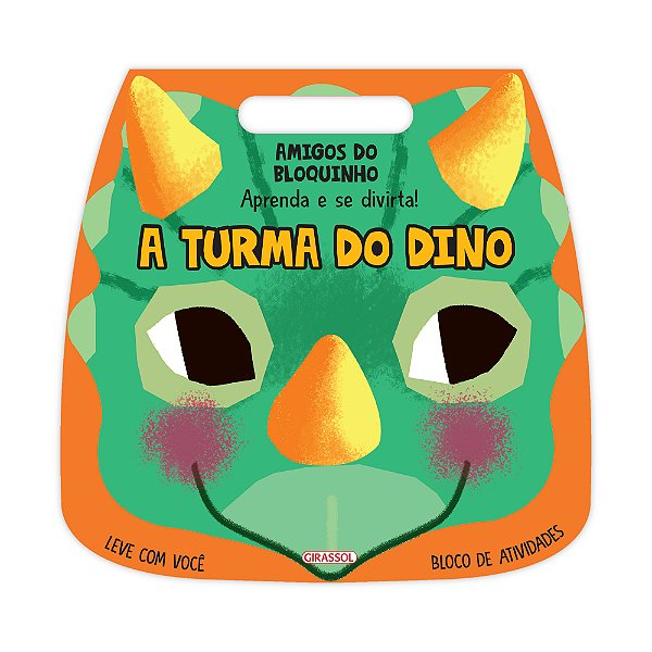 Livro Amigos Do Bloquinho - A Turma Do Dino - Aprenda E S...
