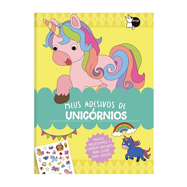 Livro Meus Adesivos De Unicórnios - Muitos Passatempos E ...