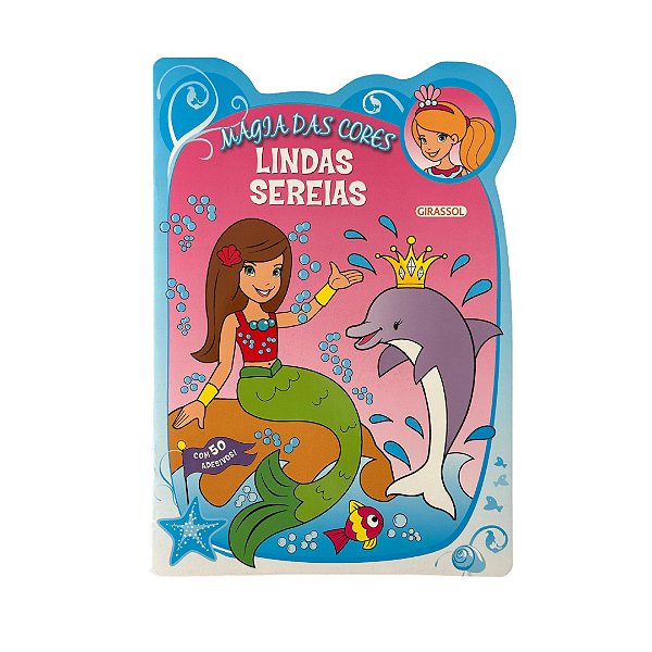 Livro Magia Das Cores - Lindas Sereias