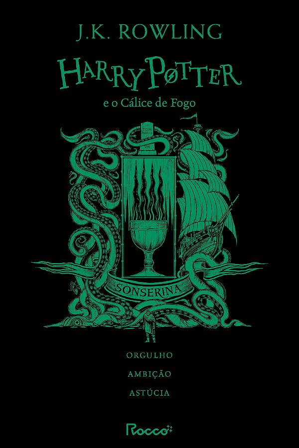 Livro Harry Potter E O Cálice De Fogo - Sonserina