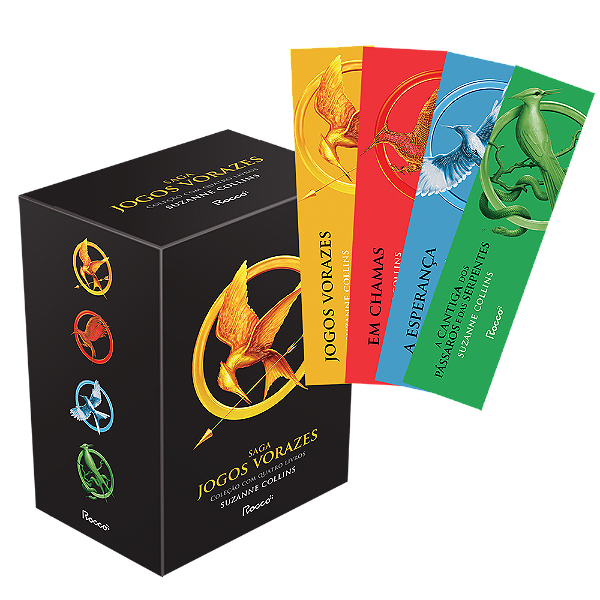Livro Box Completo - Jogos Vorazes - 4 Livros (Com Marcad...