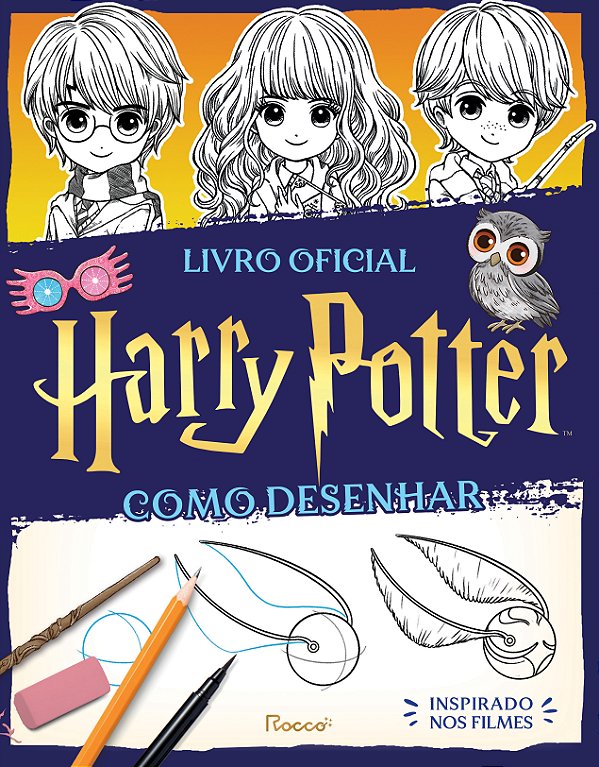 Livro Harry Potter: Como Desenhar: Livro Oficial