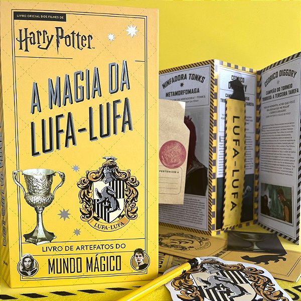 Livro Harry Potter - A Magia Da Lufa-Lufa + Brindes