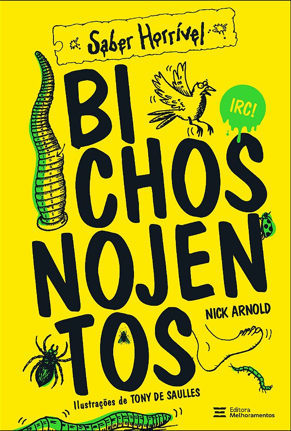 Livro Bichos nojentos: saber horrível