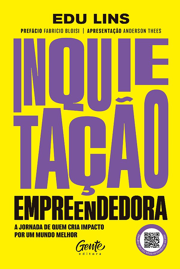 Livro Inquietação Empreendedora - A Jornada De Quem Cria Impact...