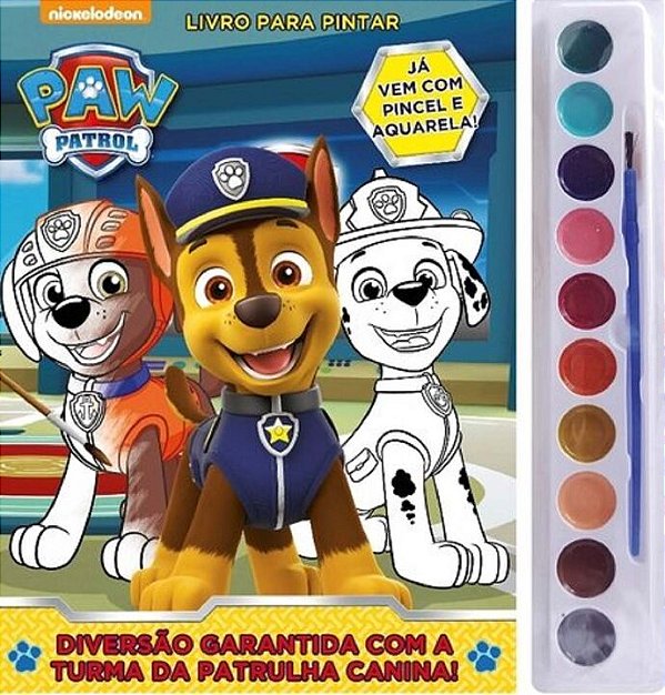 Livro Patrulha Canina - Livro para pintar (Volume 1)