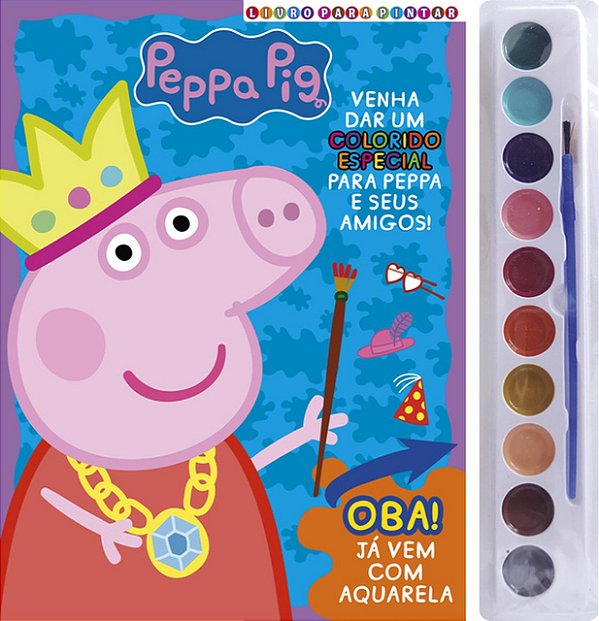 Livro Peppa Pig - Livro para pintar