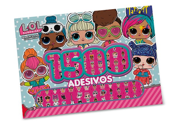 Livro L.O.L. Surprise! - Prancheta para colorir com 1500 ...