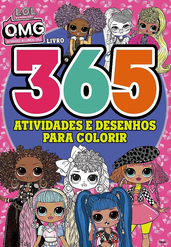 Livro L.O.L. Surprise! OMG - Livro 365 atividades e desen...