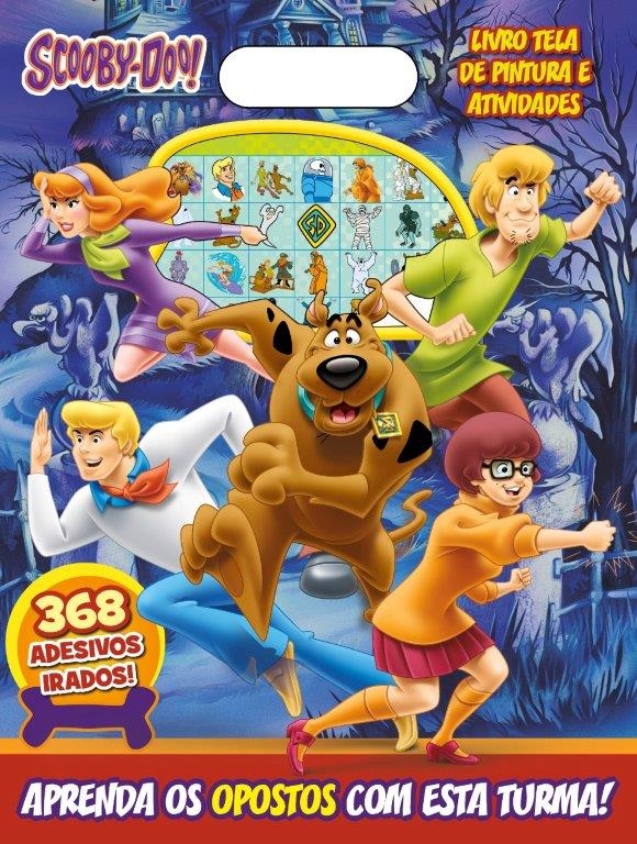 Livro Scooby Doo livro tela de pintura e atividades
