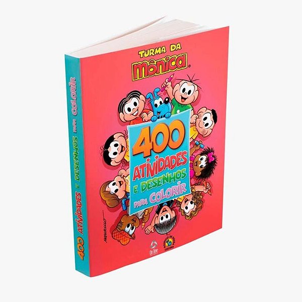Livro Turma da Mônica - Livro 400 atividades e desenhos p...