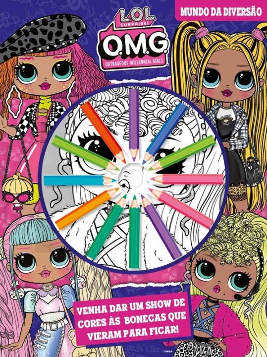 Livro LOL Surprise OMG Mundo da Diversão