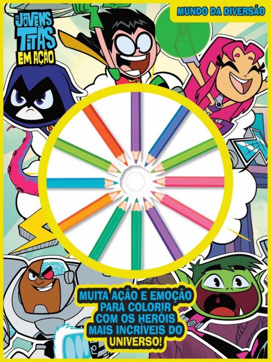 Livro Jovens Titãs Mundo da Diversão